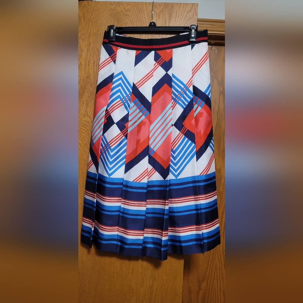 Seventy Sergio Tegon  A-Line Skirt - Red, Blue, Whitee Size TG 42